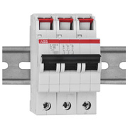 Leitungsschutzschalter,<BR>Baureihe S203S,<BR>3-polig,<BR>C-Charakteristik 20A,<BR>3 TE