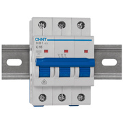 Leitungsschutzschalter, <BR>3-polig,<BR>C-Charakteristik,<BR>3 TE