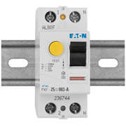 FI-Schutzschalter,<BR>2-polig,<BR>25A/0,03,<BR>2 TE