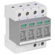 Kombi-Blitzstrom-/<BR>berspannungsableiter,<BR>TRS30-B+C/4p