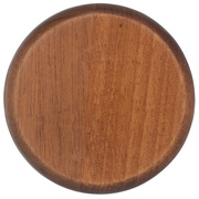 Holz-Bodenplatte,<BR>fr Schalter und Steckdosen,<BR>eiche dunkel