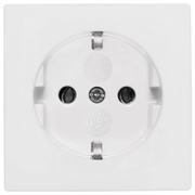 Ersatzabdeckungen,<BR>fr Kombi-Steckdosen,<BR>K55BB,<BR>reinwei