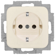 Kombi-Steckdose,<BR>DURO 2000 SI,<BR>wei