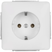 Kombi-Steckdose,<BR>Klein,<BR>passend fr Jung ST 550,<BR>reinwei