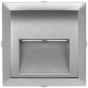 Zentralplatte,<BR>fr Orientierungslicht,<BR>LOGUS 90,<BR>alu-silber