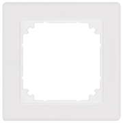 Abdeckrahmen,<BR>System M-SMART,<BR>polarwei glnzend