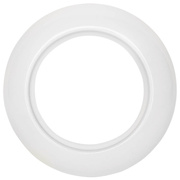 Abdeckrahmen, 1-fach,<BR>fr Anschlussdosen,<BR>Porzellan wei
