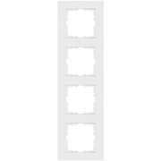 Abdeckrahmen,<BR>OBJEKT HK 07,<BR>Kunststoff,<BR>reinwei� (RAL 9010)