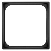 Adapterrahmen,<BR>fr Fremdgerte mit Zentralplatte 50 x 50 mm,<BR>KLEIN K55 BBblack,<BR>schwarz matt