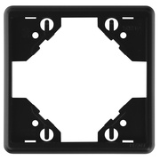 Abdeckrahmen,<BR>APOLO 5000,<BR>schwarz matt