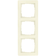 Abdeckrahmen,<BR>Standard 55,<BR>cremewei glnzend