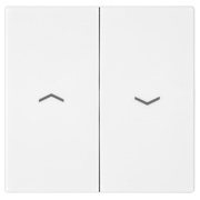 Wippe,<BR>fr Jalousie-Schalter,<BR>SERIE A 550,<BR>alpinwei glnzend