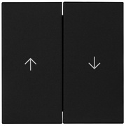 Wippe,<BR>fr Jalousie-Schalter/Taster,<BR>neue Generation,<BR>Standard 55,<BR>schwarz matt