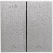Wippe,<BR>fr Jalousie-Schalter,<BR>LOGUS 90,<BR>alu-silber
