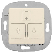 Kombi-Jalousie-Schalter,<BR>elektronisch,<BR>230V/750VA,<BR>Zentralplatte 50 x 50 mm,<BR>wei