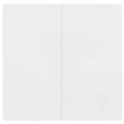 Schalterwippe,<BR>fr Serie/Doppelwechsel-Schalter,<BR>K55BB,<BR>reinwei