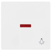 Schalterwippe,<BR>fr Kontroll-Schalter,<BR>mit Symbol,<BR>K55BB,<BR>reinwei