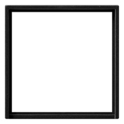Adapterrahmen,<BR>fr Fremdgerte<BR>mit Zentralplatte 50 x 50 mm,<BR>Standard 55,<BR>schwarz matt
