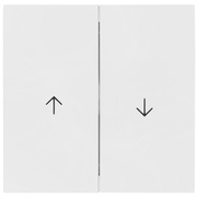Wippe,<BR>fr Jalousie-Schalter/Taster,<BR>neue Generation,<BR>Standard 55,<BR>reinwei glnzend