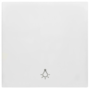 Wippe mit Symbol,<BR>fr Taster,<BR>MERIDIAN,<BR>reinwei