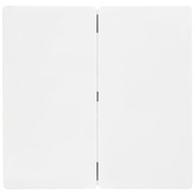 Wippe,<BR>fr Serien- und Doppelwechsel-<BR>Schalter,<BR>System M,<BR>polarwei glnzend