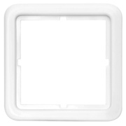 Adapterrahmen,<BR>fr Fremdgerte<BR>mit Zentralplatte 50 x 50 mm, <BR>REGINA, <BR>ultrawei