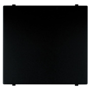 Zentralplatte,<BR>Blindabdeckung,<BR>APOLO 5000,<BR>schwarz matt