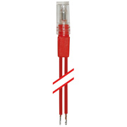 Universal-Glimmlampen,<BR>25 x 6 mm, 230V/0,4mA,<BR>120 mm Leitung