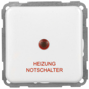 Kombi-Heizungsnotschalter,<BR>1-polig,<BR>REGINA,<BR>ultrawei