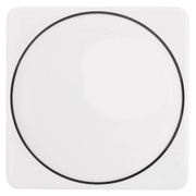 Abdeckung,<BR>fr Dreh- und Druck-Dimmer,<BR>beleuchtbar,<BR>50 x 50 mm,<BR>reinwei