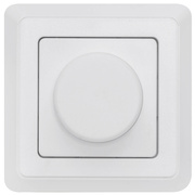 Druck-/Wechsel-<BR>Komplett-Dimmer, <BR>25 - 300W oder<BR>LED 1 - 100W,<BR>Phasenabschnitt, <BR>reinwei