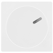 Abdeckung,<BR>fr Dreh- und Druck-Dimmer,<BR>K55BB,<BR>reinwei
