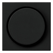 Abdeckung,<BR>fr Dreh-Dimmer,<BR>Standard  55,<BR>schwarz matt