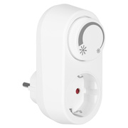 Steckdosendimmer,<BR>3-200W,<BR>mit Drehschalter