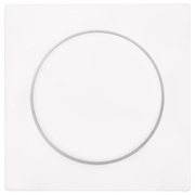 Abdeckung,<BR>fr Drehdimmer,<BR>SERIE AS,<BR>alpinwei glnzend