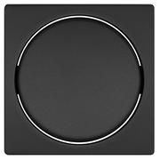 Abdeckung,<BR>fr Dreh- und Druckdimmer,<BR>K55 BBblack,<BR>schwarz matt