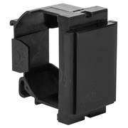 Montageclip,<BR>fr Hutschiene,<BR>zur Aufnahme von<BR>Einbau-Funkempfngern