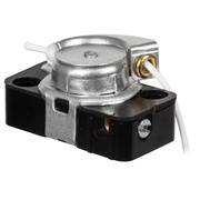 Einbau-Zugausschalter,<BR>230V/2(1)A, 1-pol.,<BR>Zentralbefestigung mit Zugschnurf�hrung