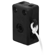 Einbau-Zugausschalter,<BR>230V/2(1)A, 1-pol.,<BR>Zentralbefestigung
