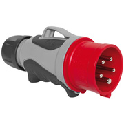 CEE-Polwendestecker,<BR>GRIP-CEE,<BR>5-polig,<BR>400V,<BR>mit schraublosen TT-Klemmen