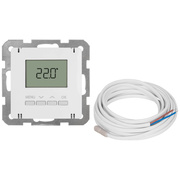 Kombi-Raumthermostat,<BR>elektronisch,<BR>Zentralplatte 55 x 55 mm,<BR>LCD-Display,<BR>