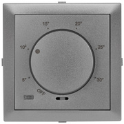 Zentralplatte,<BR>fr Thermostat,<BR>LOGUS 90,<BR>anthrazit-grau