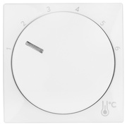 Zentralplatte mit Drehknopf,<BR>f�r Raumtemperaturregler<BR>1094 U-101,<BR>BUSCH Balance-SI