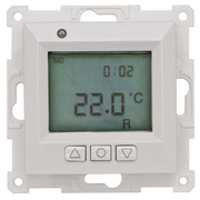Raumthermostat,<BR>elektronisch,<BR>digital,<BR>Zentralplatte 55 x 55 mm,<BR>