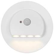 Wand- und<BR>Treppeneinbauleuchte, <BR>RUBI,<BR>LED/0,93W, 25 lm,<BR>3100K,<BR>mit Bewegungsmelder