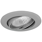 Einbauleuchte<BR>Aluminium,<BR>mit GU10 Fassung,<BR>schwenkbar 20�,<BR>Deckenausschnitt � 68