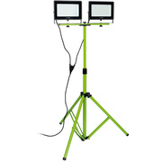 LED-Arbeitsleuchte,<BR>SLIMLINE TWIN TRIPOD<BR>WORK LIGHT,<BR>LED/150W, 14.000 lm,<BR>6500K