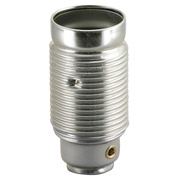 Metallfassung E14,<BR>mit Auengewinde
