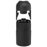Iso-Fassung E14, <BR>schwarz, ohne <BR>Auengewinde