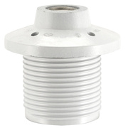 Iso-Fassung E27, <BR>mit Auengewinde und Dach